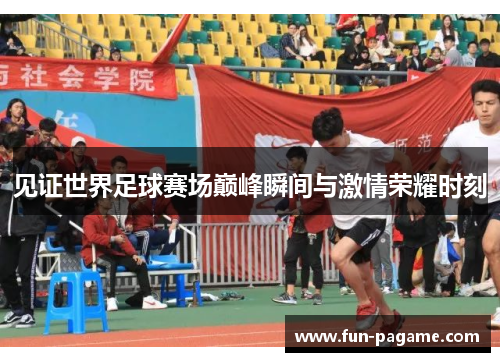 见证世界足球赛场巅峰瞬间与激情荣耀时刻